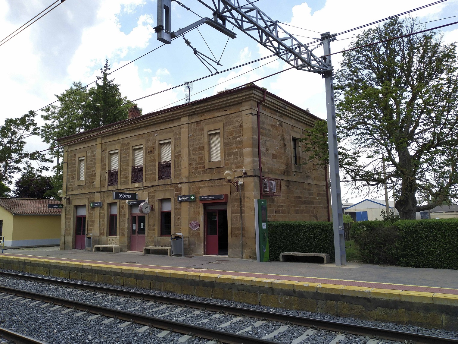 Estación de Adif de Osorno (Palencia)