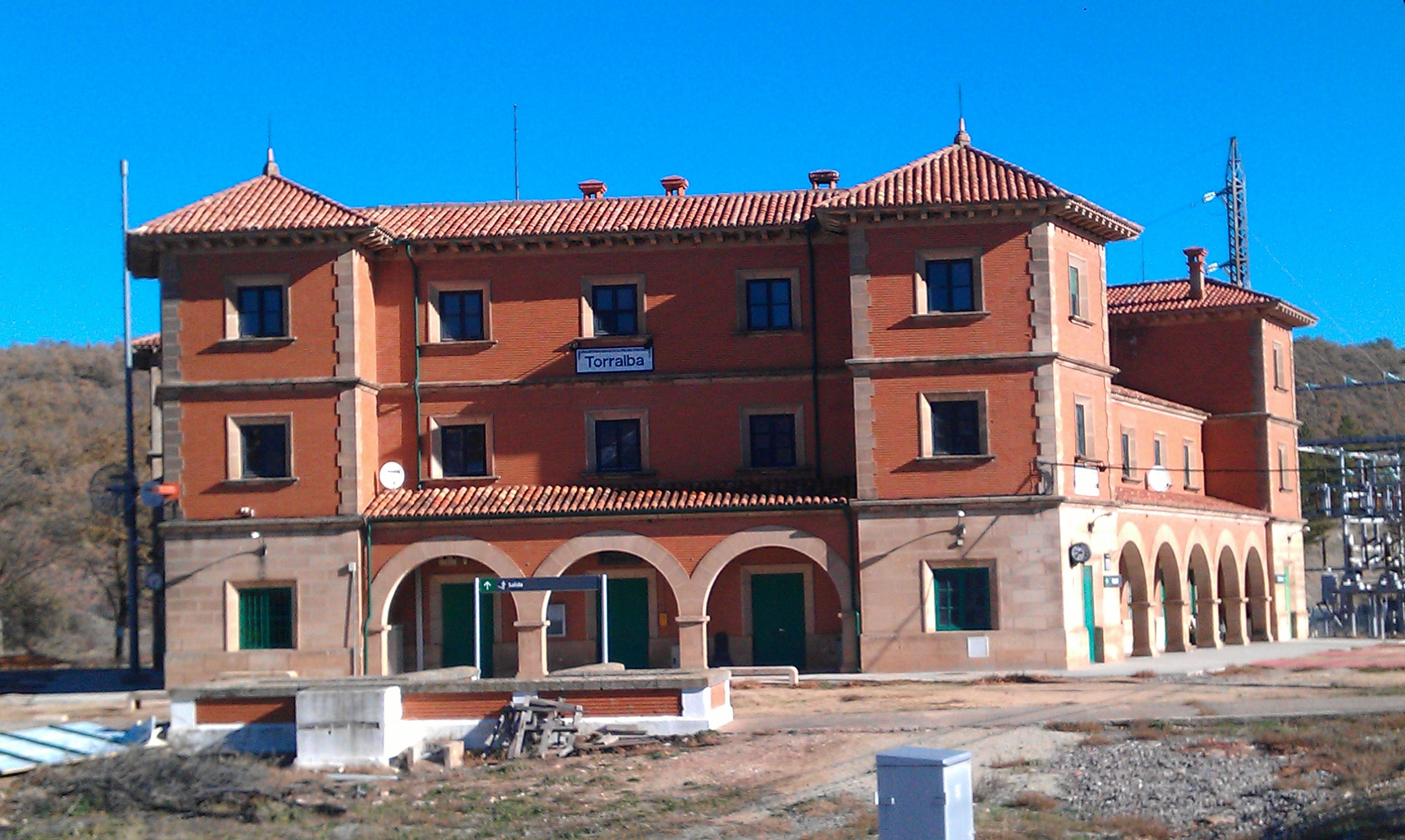 Estación de Adif de Torralba (línea férrea Torralba-Soria)