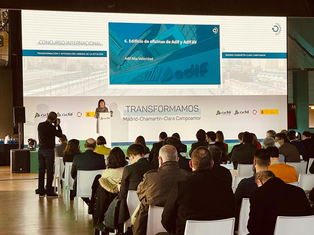 Proyecto Madrid - Chamartín Clara Campoamor. Presentación del proyecto durante la celebración del congreso Global Mobility Call (junio de 2022)