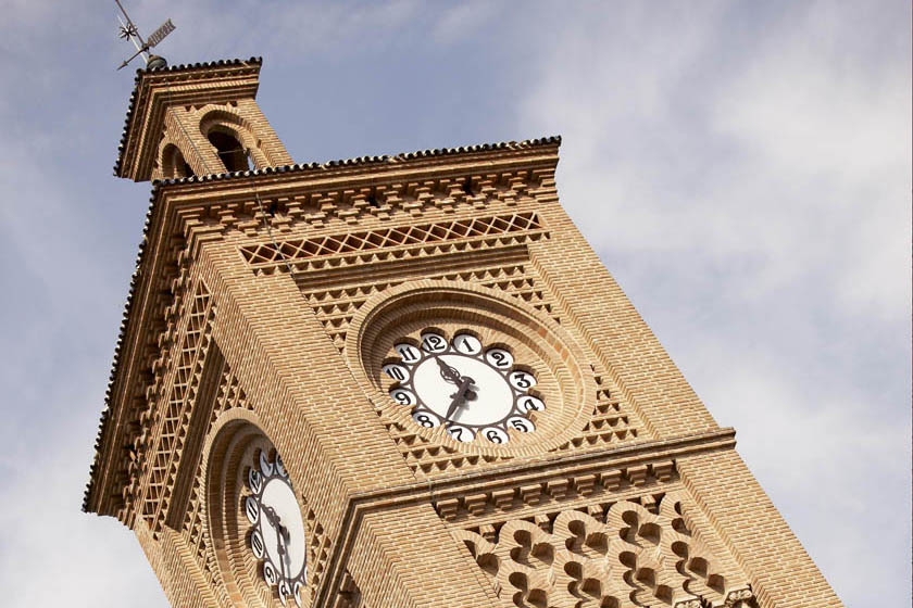 Toledo station: clock tower