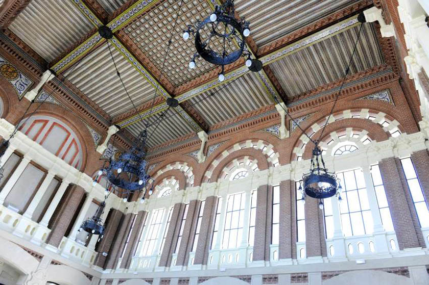 Aranjuez station: hall (roof detail)