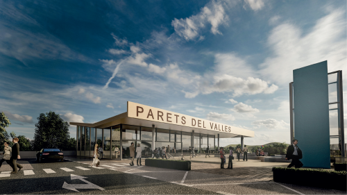 Infografía estación de Parets del Vallès