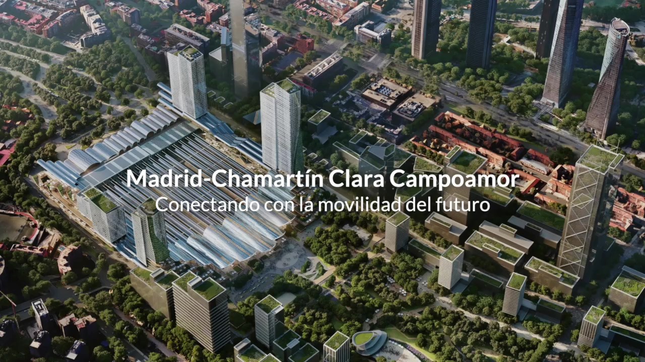 La estación de Madrid-Chamartín Clara Campoamor culminará su transformación en un referente de la movilidad sostenible, multimodal, conectada e integrada con el proyecto Chamartín Ecosistema Abierto.