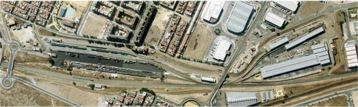 Imagen aérea instalación de Sevilla La Negrilla