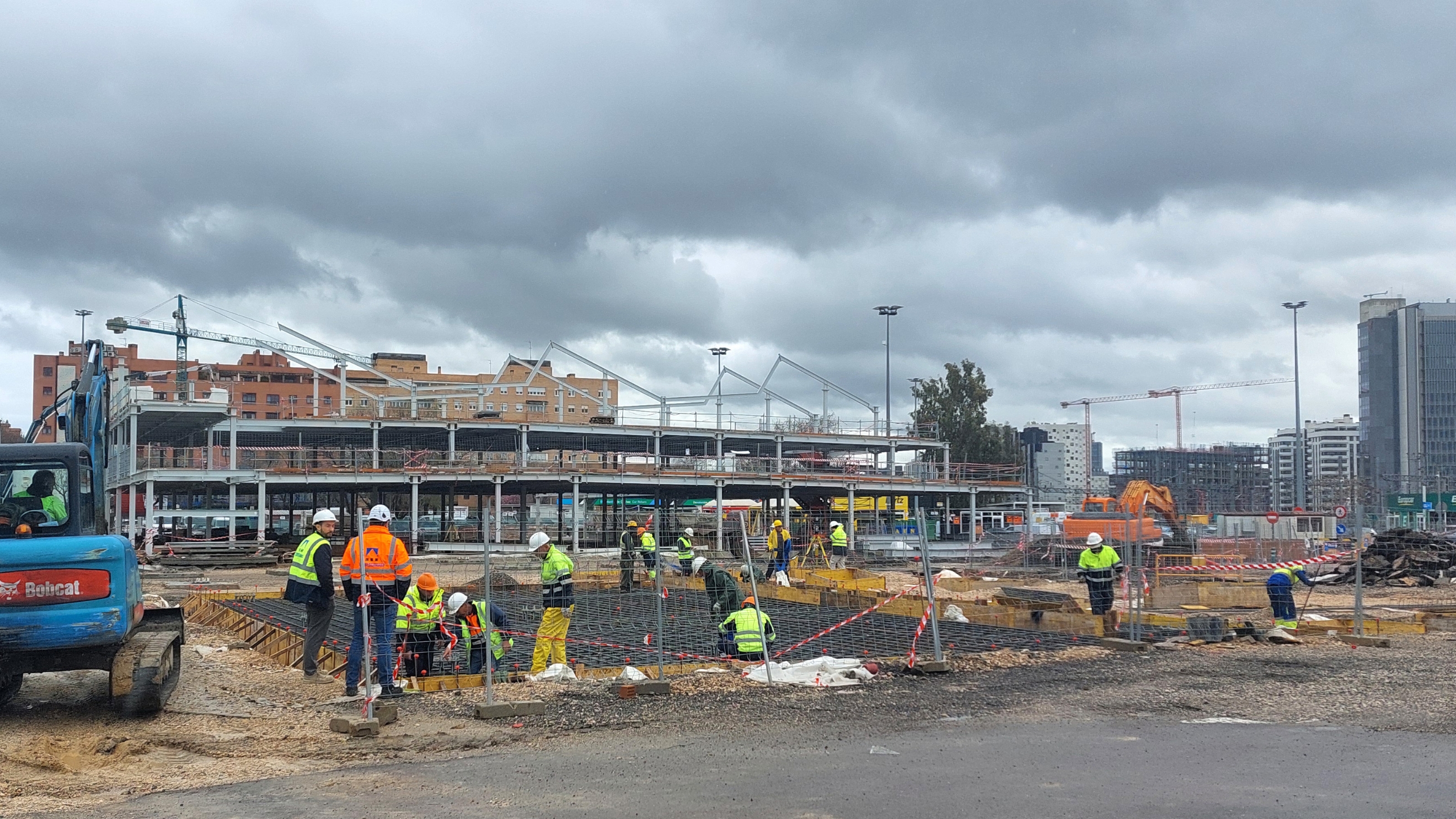 11.03.2025 Primeros trabajos en la estación Puerta de Atocha.
