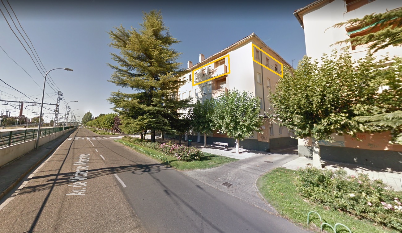Una de las viviendas que Adif vende en segunda subasta en Palencia
