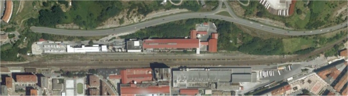Imagen aérea instalación de Lezo Rentería