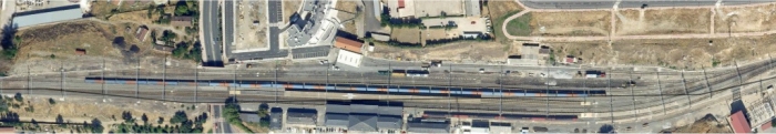 Imagen de satélite de la instalación logística de Ávila