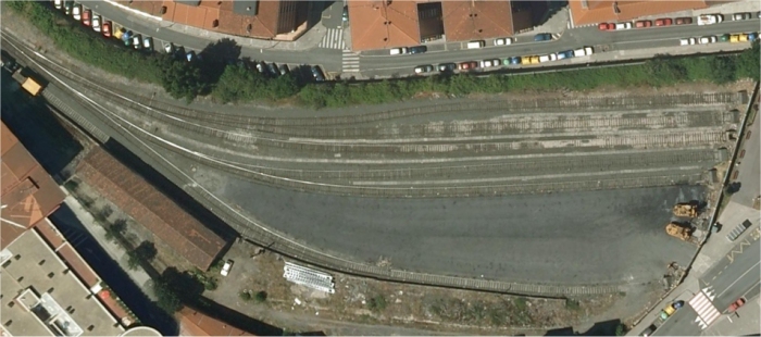 Foto aérea de la instalación logística Bidebieta-Basauri