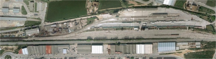 Imagen aérea instalación de Girona - Mercaderies 