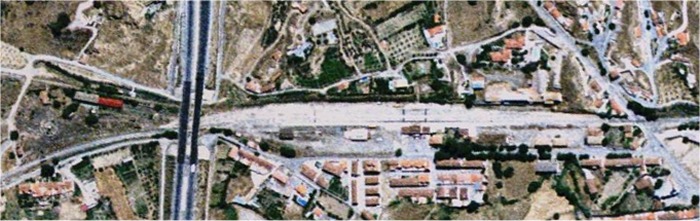 Imagen aérea instalación de Guadix