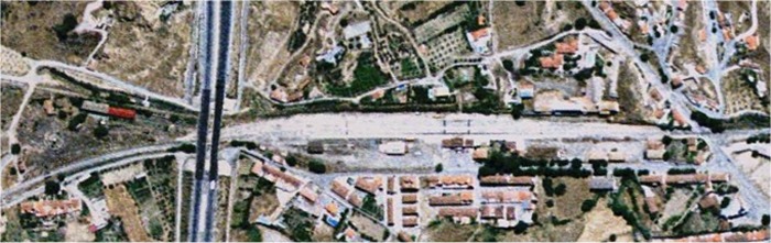 Imagen aérea instalación de Guadix