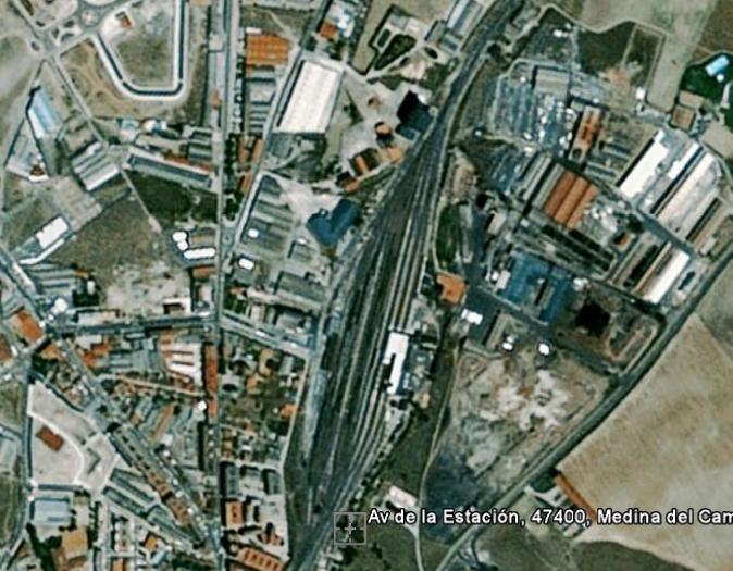 Imagen aérea de la instalación de Medina del Campo