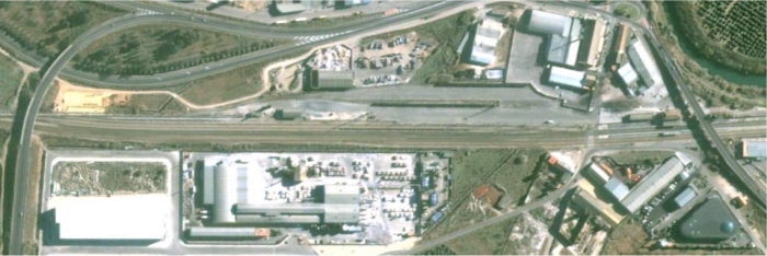 Foto aérea de la instalación logística de Alzira