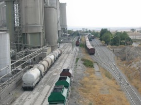 Imagen aérea de la instalación de Villaluenga Asland