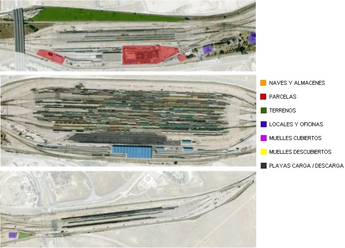 Imagen aérea intalación de Vicálvaro Mercancías