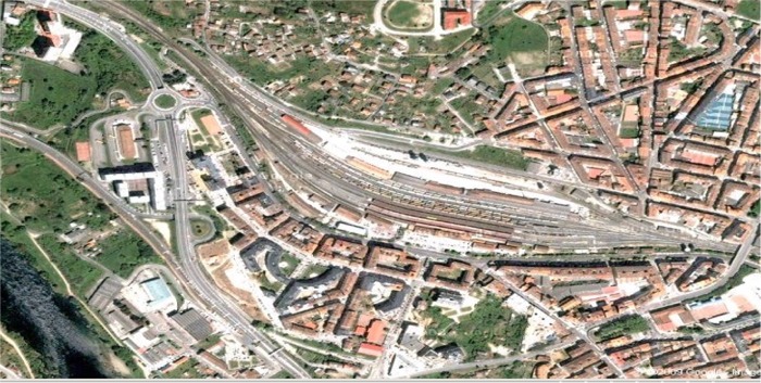 Imagen aérea instalación de Ourense