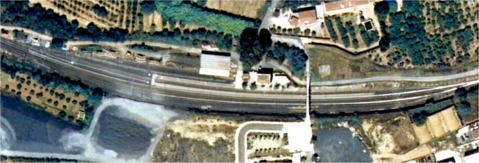 Imagen aérea de la instalación de Les Borges del Camp