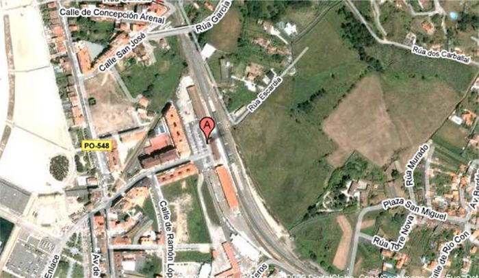 Imagen aérea instalación de Vilagarcía de Arousa