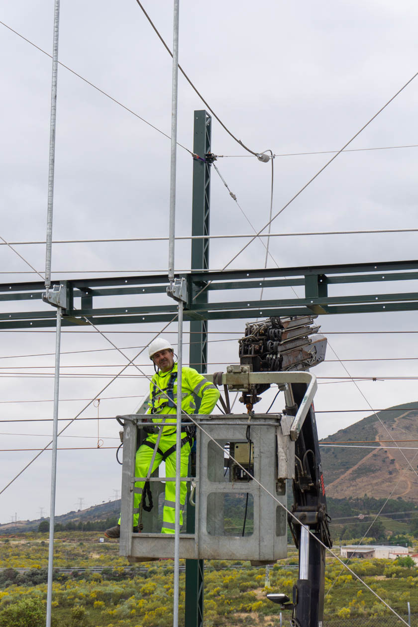 Línea de alta velocidad Madrid Extremadura. Subestación Cañaveral