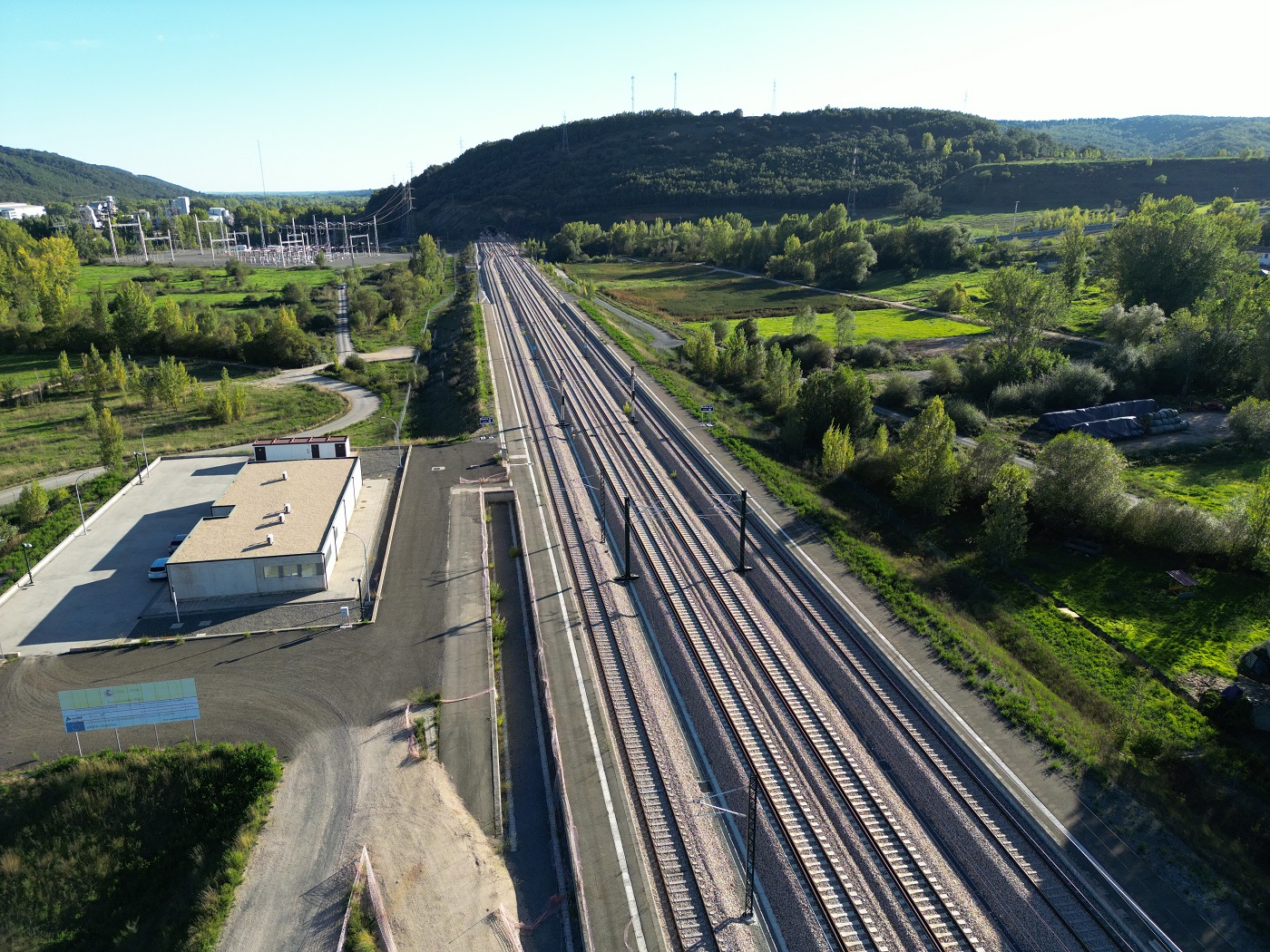 Vista aérea de La Robla LAV en 2023