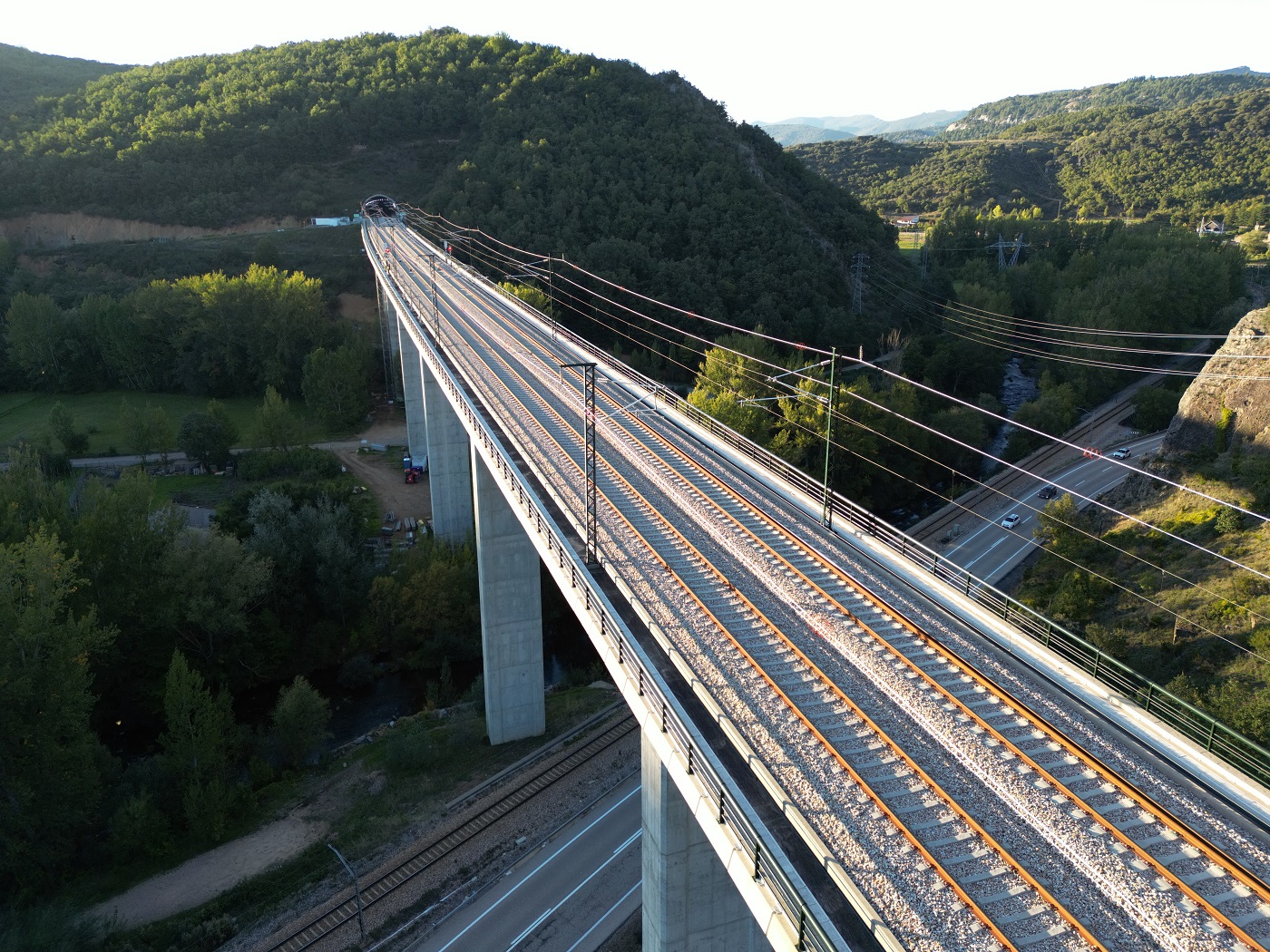 Viaducto Buen Suceso II LAV Madrid Asturias Gijon-Oviedo. Variante Pajares 2023