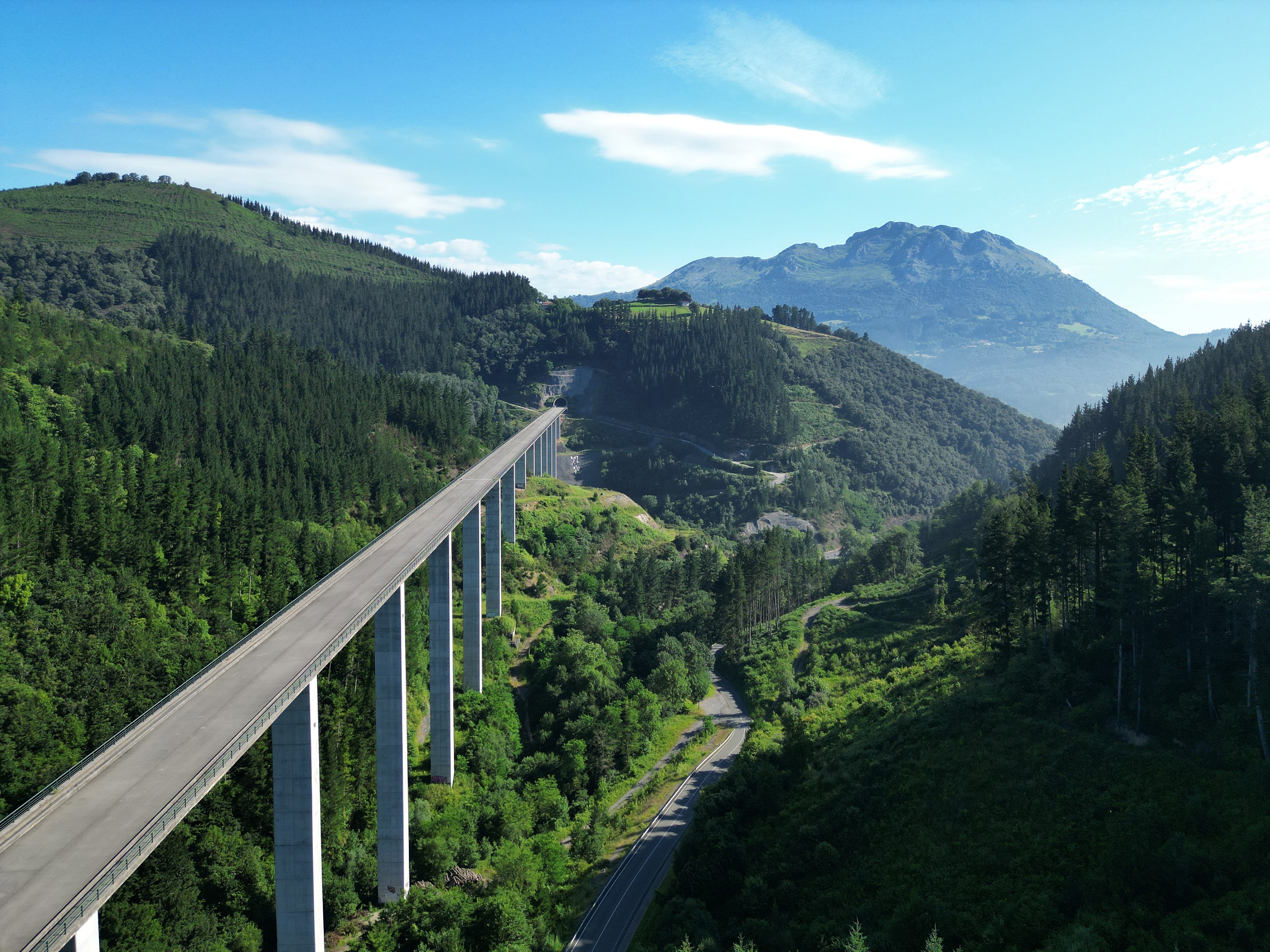 Viaducto sobre la A-2620. Julio de 2024.