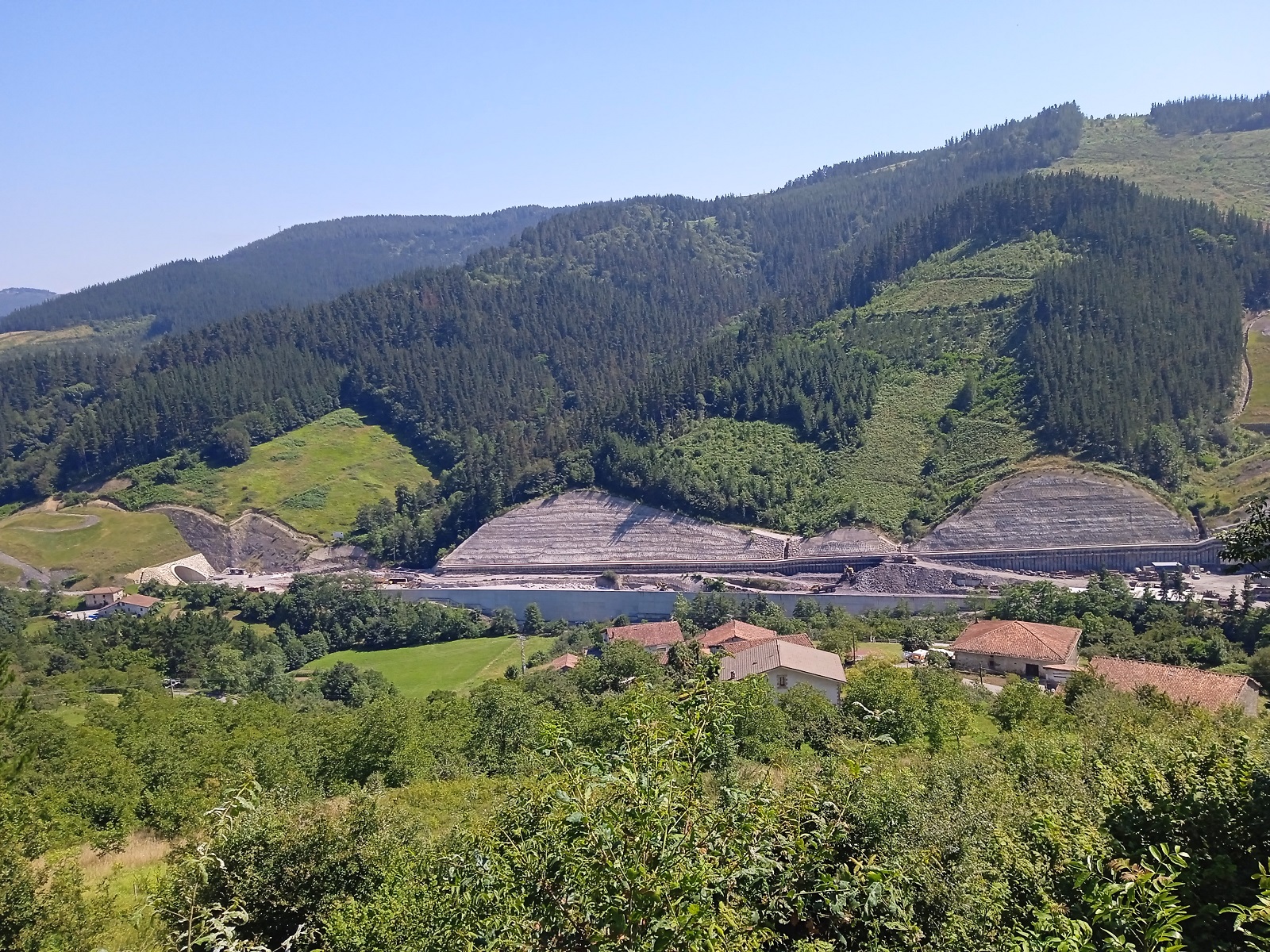 Vista aérea en 2023.