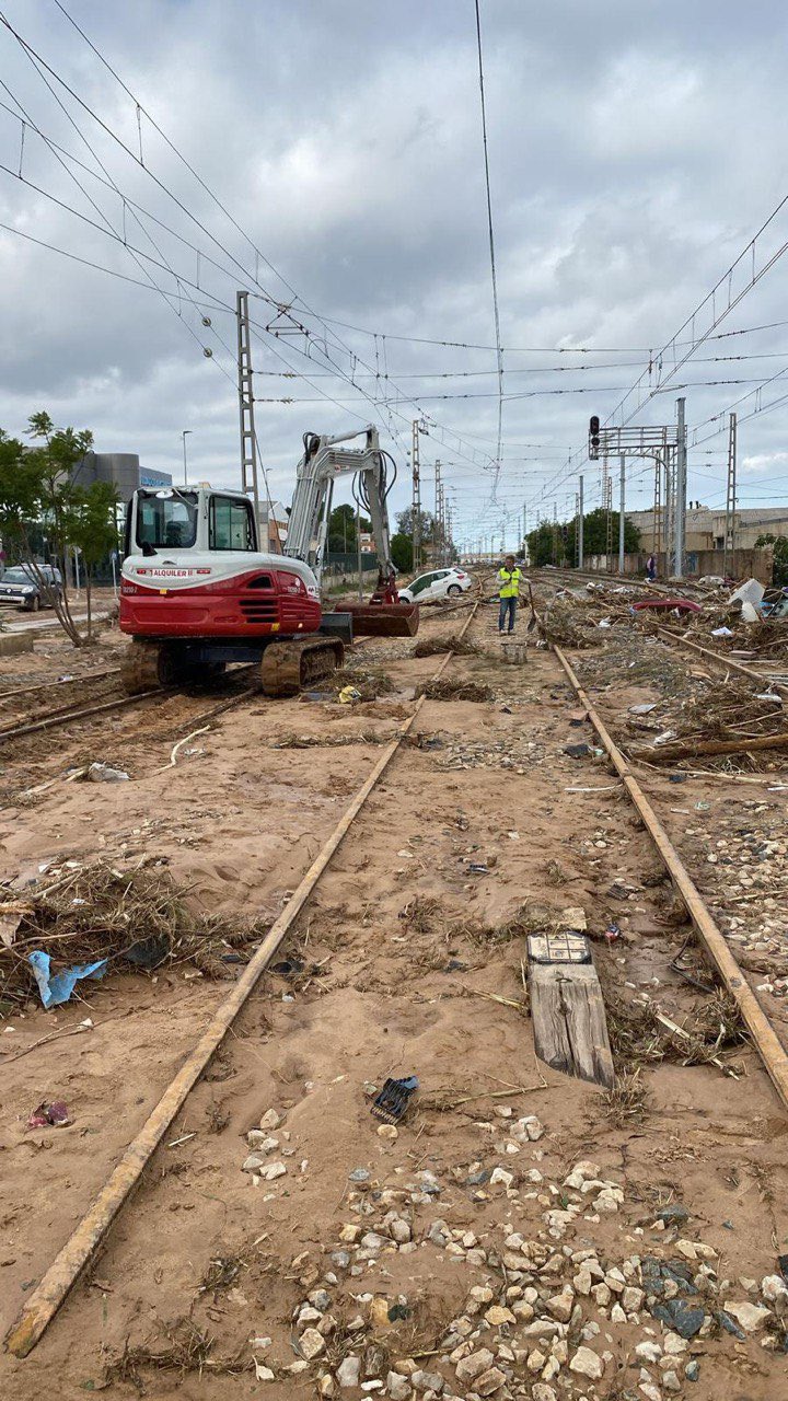 01.11.2024 Red convencional: Trabajos en Cercancías de Valencia el 1 de noviembre.