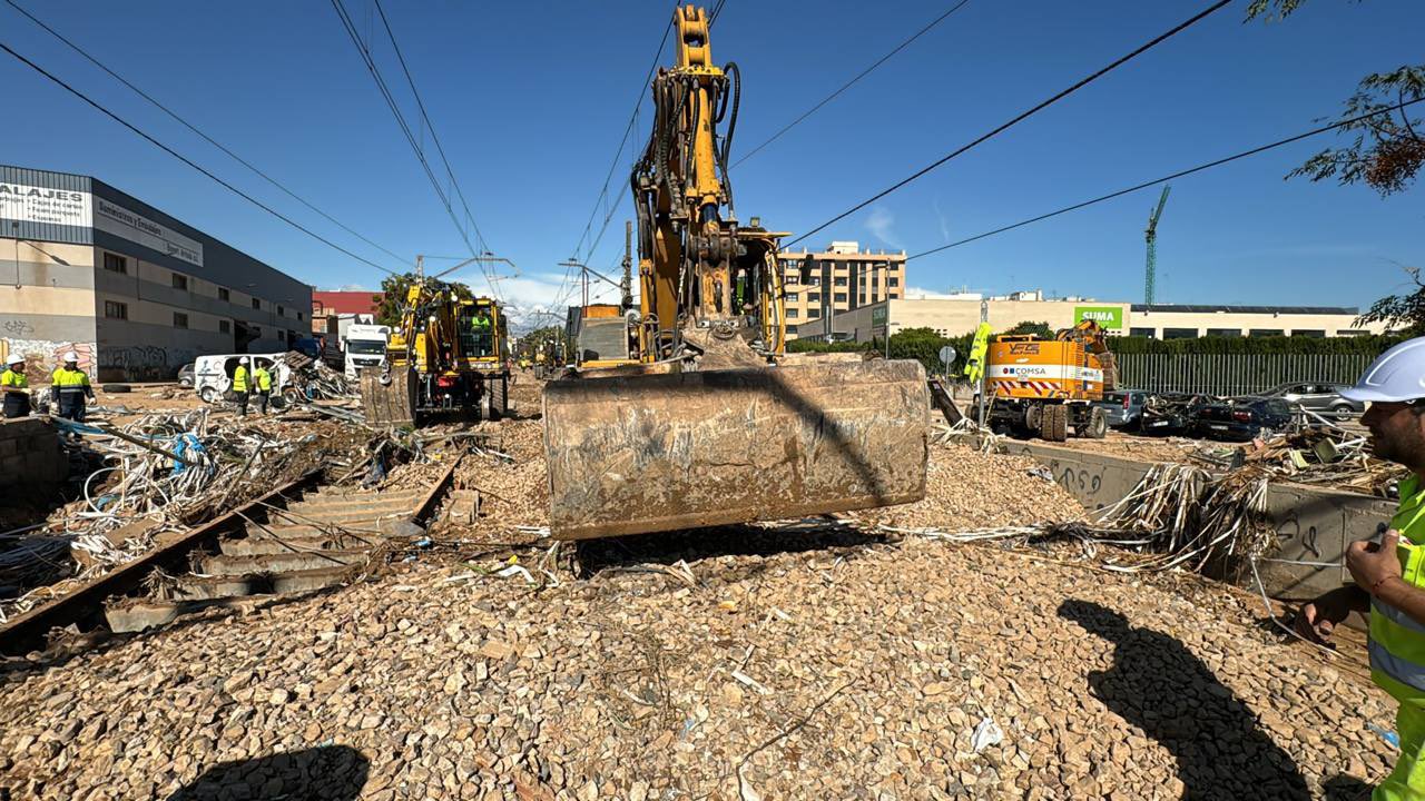 01.11.2024 Red convencional: Estado de las líneas C1 y C2 el 1 de noviembre: Ya van días de trabajo sin descanso y todavía queda muchísimo por hacer en el tramo común.