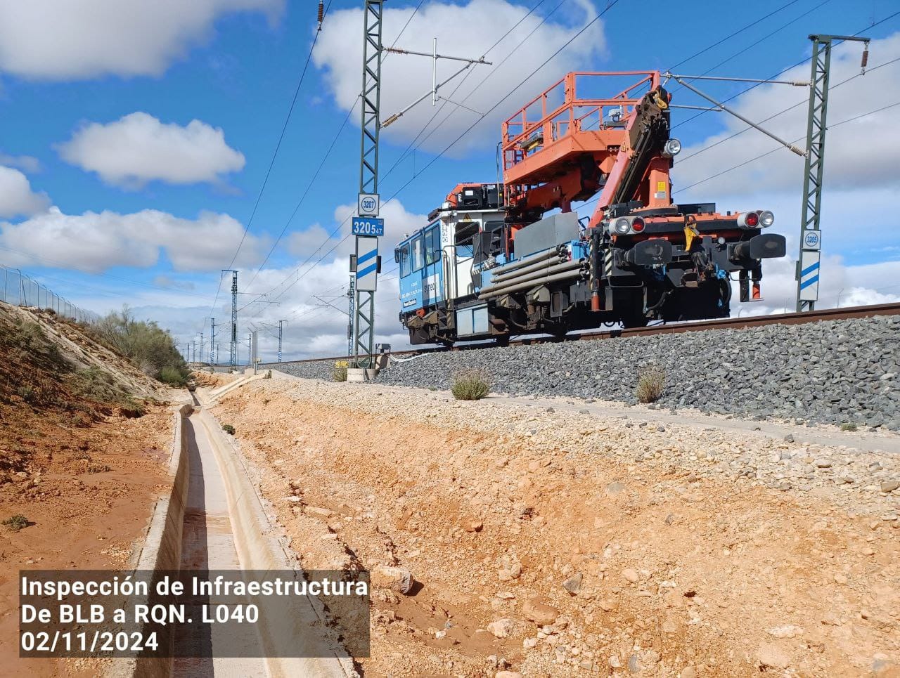 02.11.2024 Alta velocidad: Inspección de la estructura.