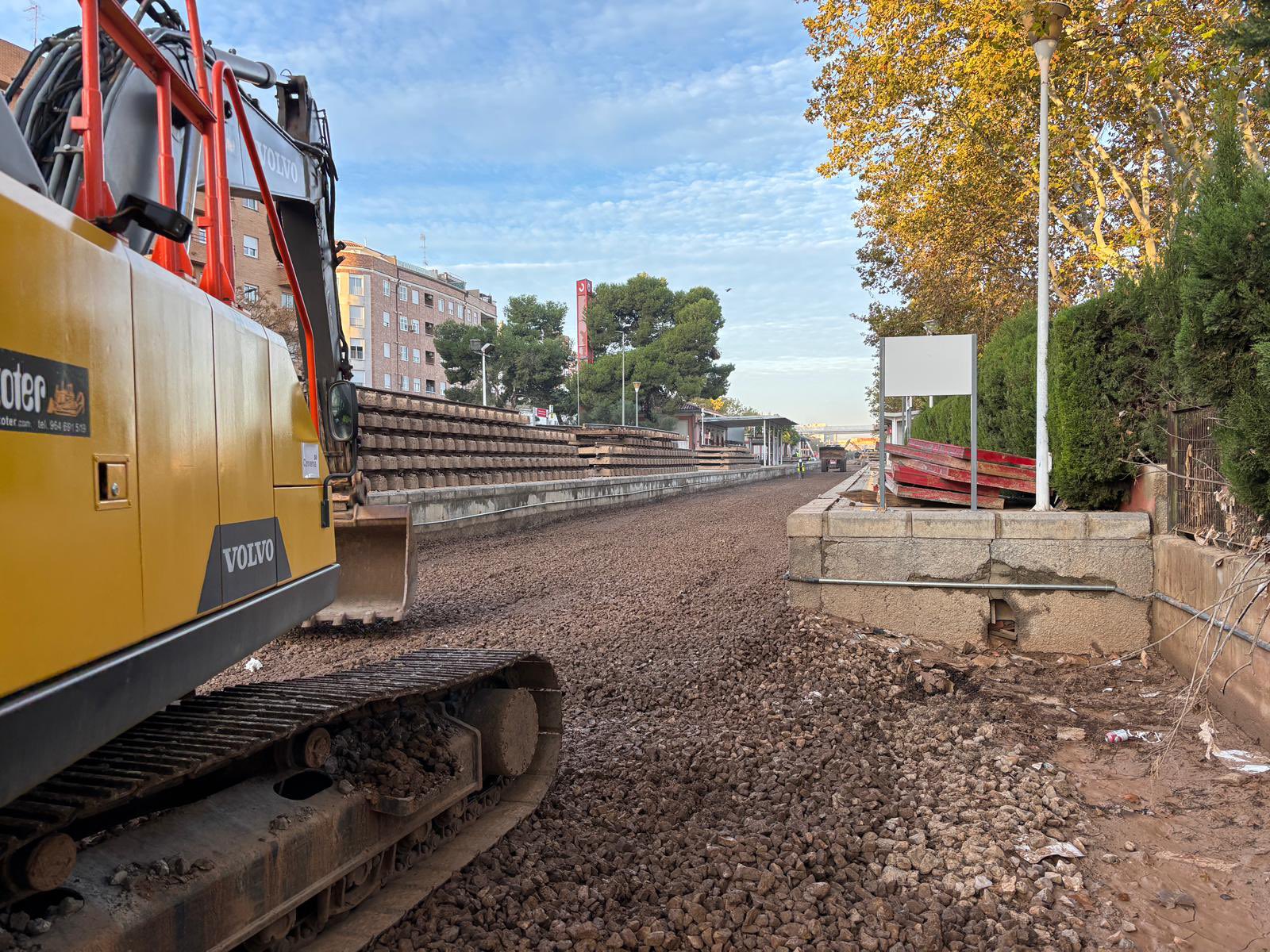 08.11.2024 Red convencional: la estación de Aldaia desmontada.