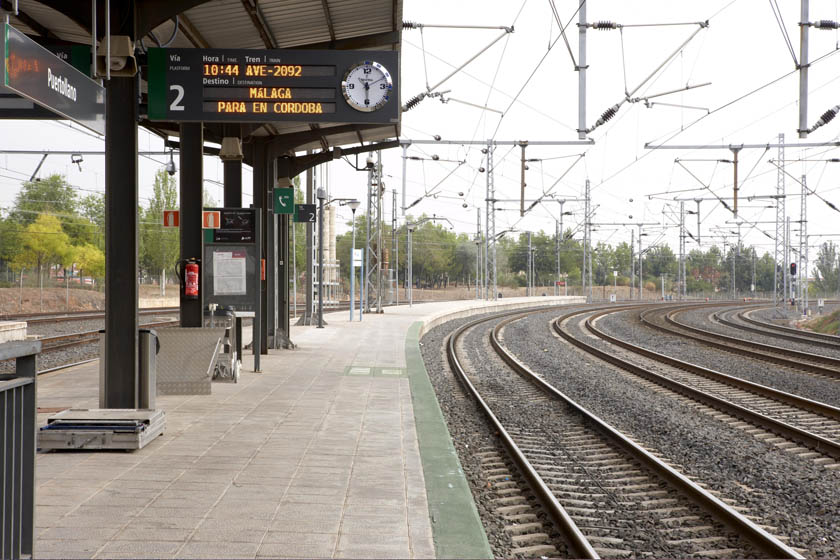 Estación de Puertollano, plataformas