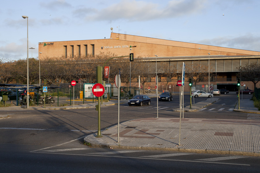 Sevilla Santa Justa station, view from the street