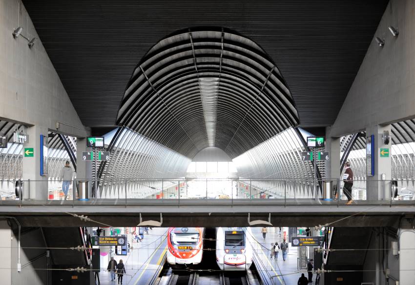 Estación Sevilla Santa Justa, andenes