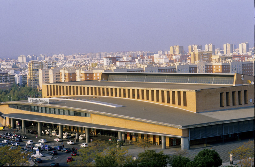 Estación Sevilla Santa Justa, vista de la fachada