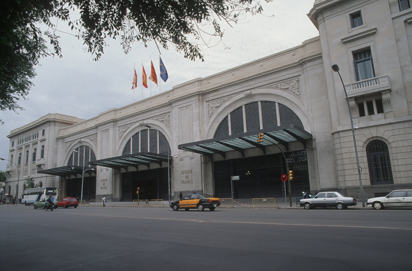 Estació de França o històricament Barcelona Terme, façana