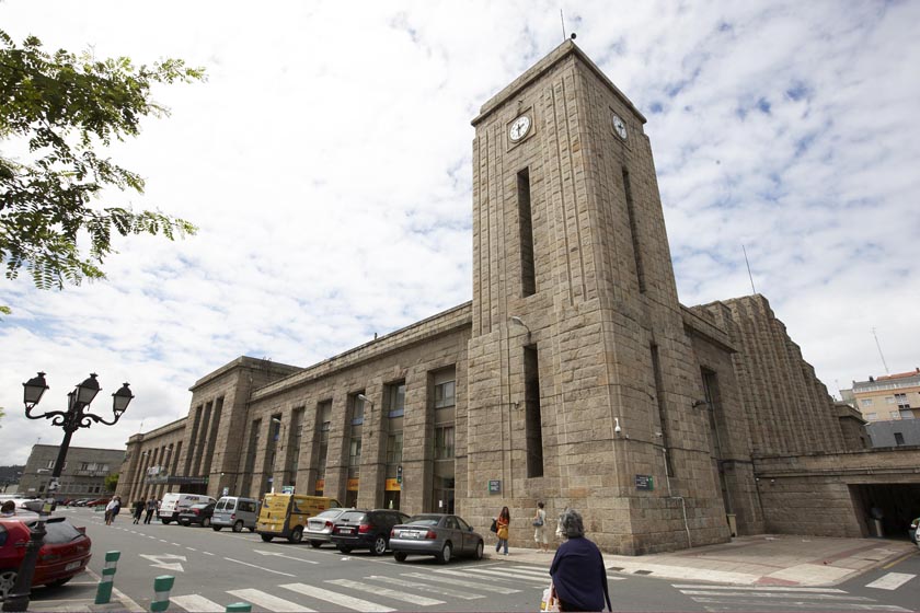 Estación de A Coruña, fachada principal