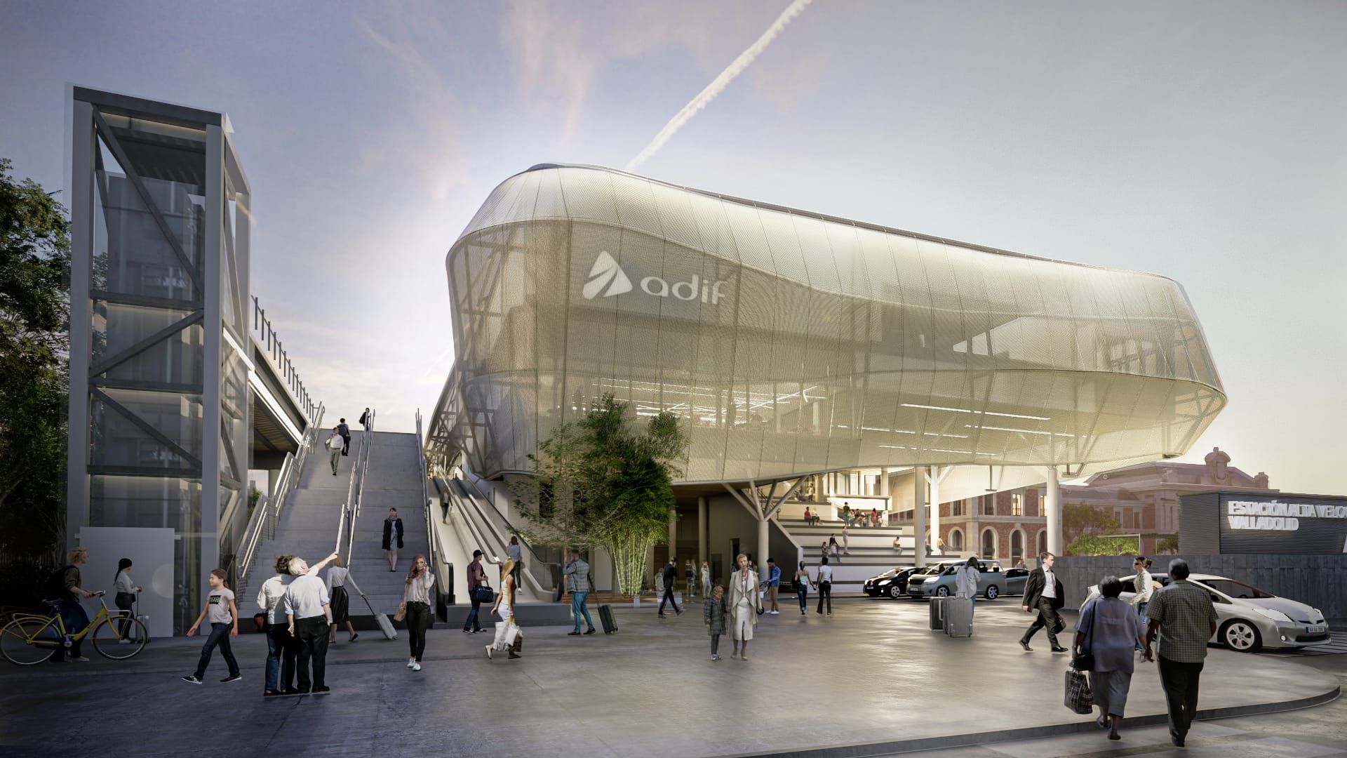 El nuevo edificio de viajeros podrá acoger 5 millones de viajeros al año. 7.900 m2. Accesible, intermodal y sostenible