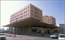 Exterior de la estación de Huesca