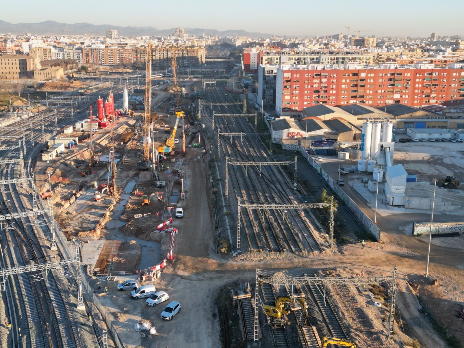 Avance obras del Canal de Acceso de Valencia