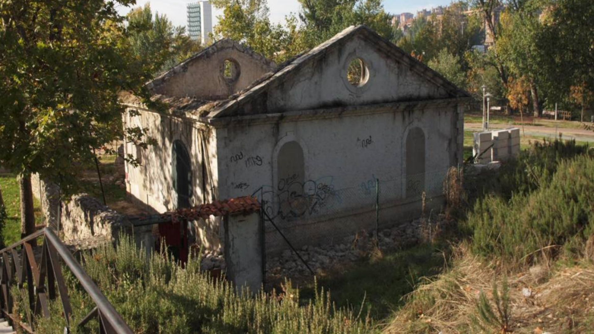 Casa de la Aguada, antes de su rehabilitación