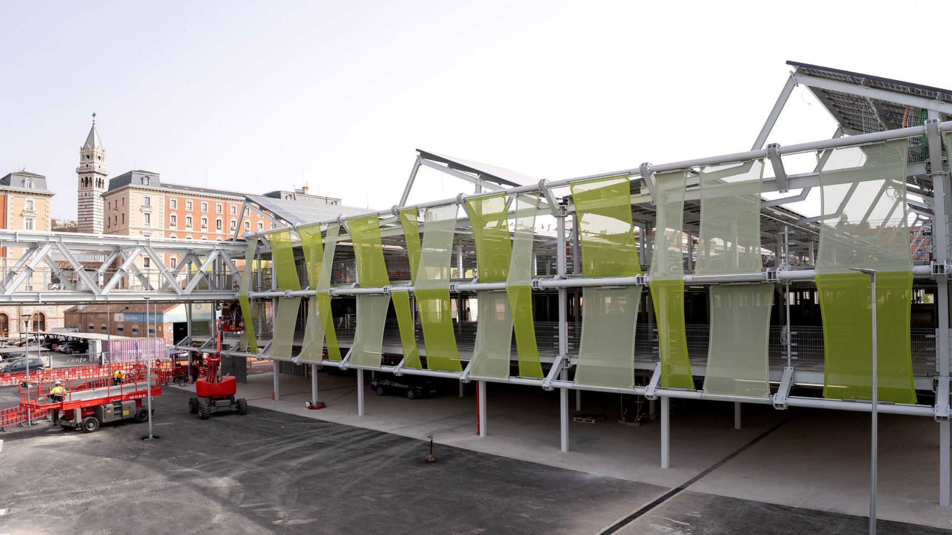 04.03.2026: Vista del aparcamiento modular P3B