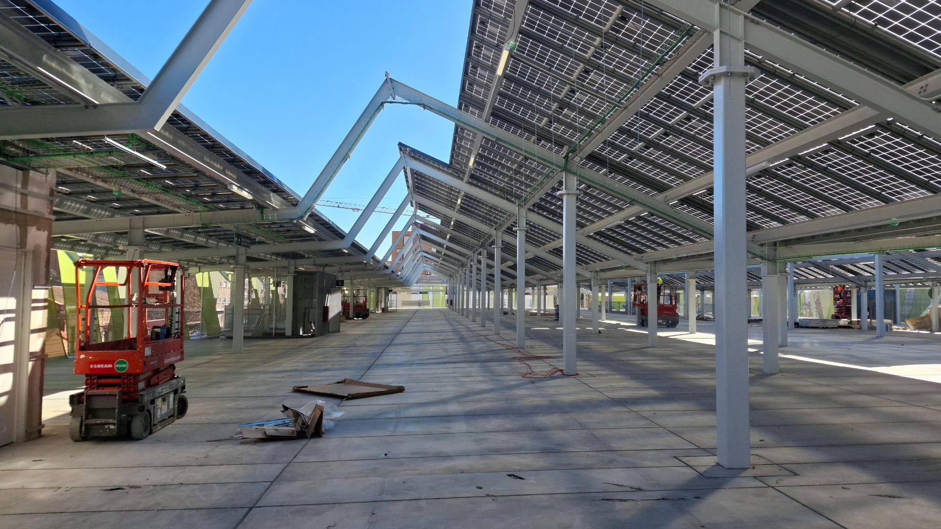 17.02.2026: Trabajos en el segundo de los aparcamientos (P3B), con una superficie repartida en tres plantas y una amplia superficie exterior, ofrecerá 790 plazas.