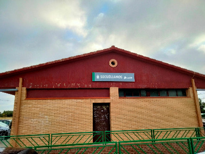 Estación de Socuéllamos. Vista fachada principal desde exterior.