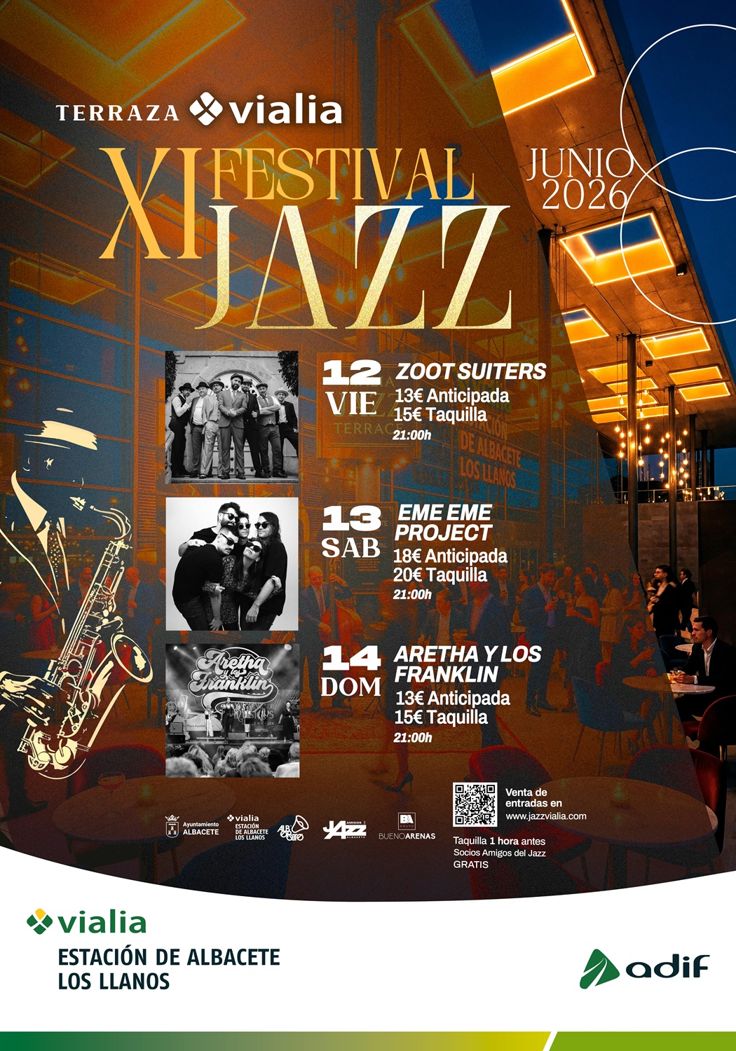 Cartel del festival de jazz