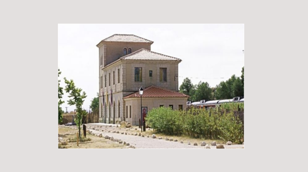Estació de Cañada del Hoyo: convertida en una residència artística internacional.