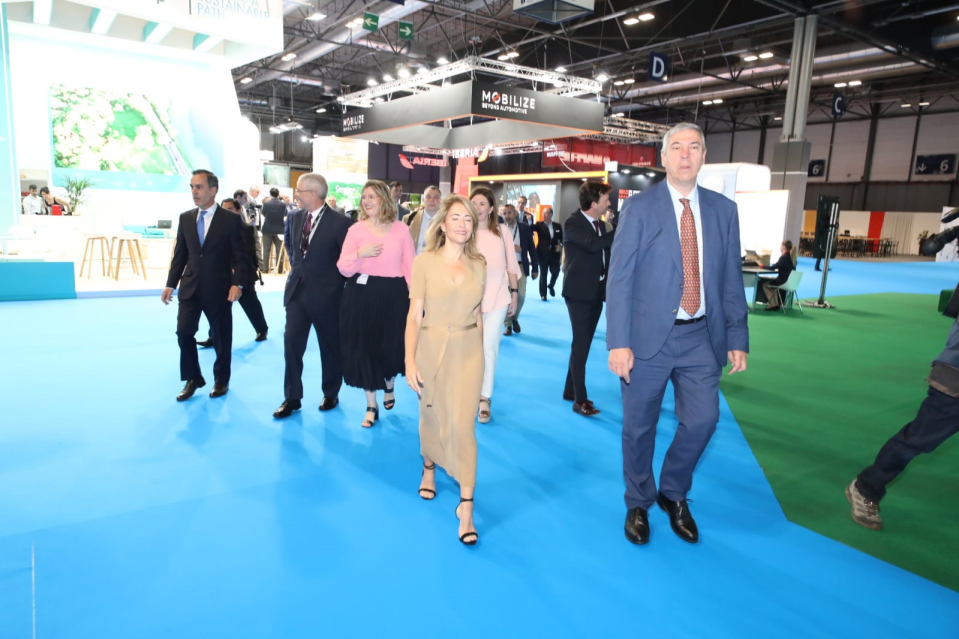 La ministra de Transportes, Movilidad y Agenda Urbana (MITMA), Raquel Sánchez, inaugura esta primera edición del Global Mobility Call