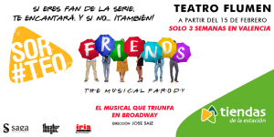 Sorteo en Instagram de 5 entradas dobles para ver “Friends: The Musical Parody