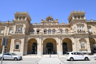 Fachada exterior de la estación de Zamora